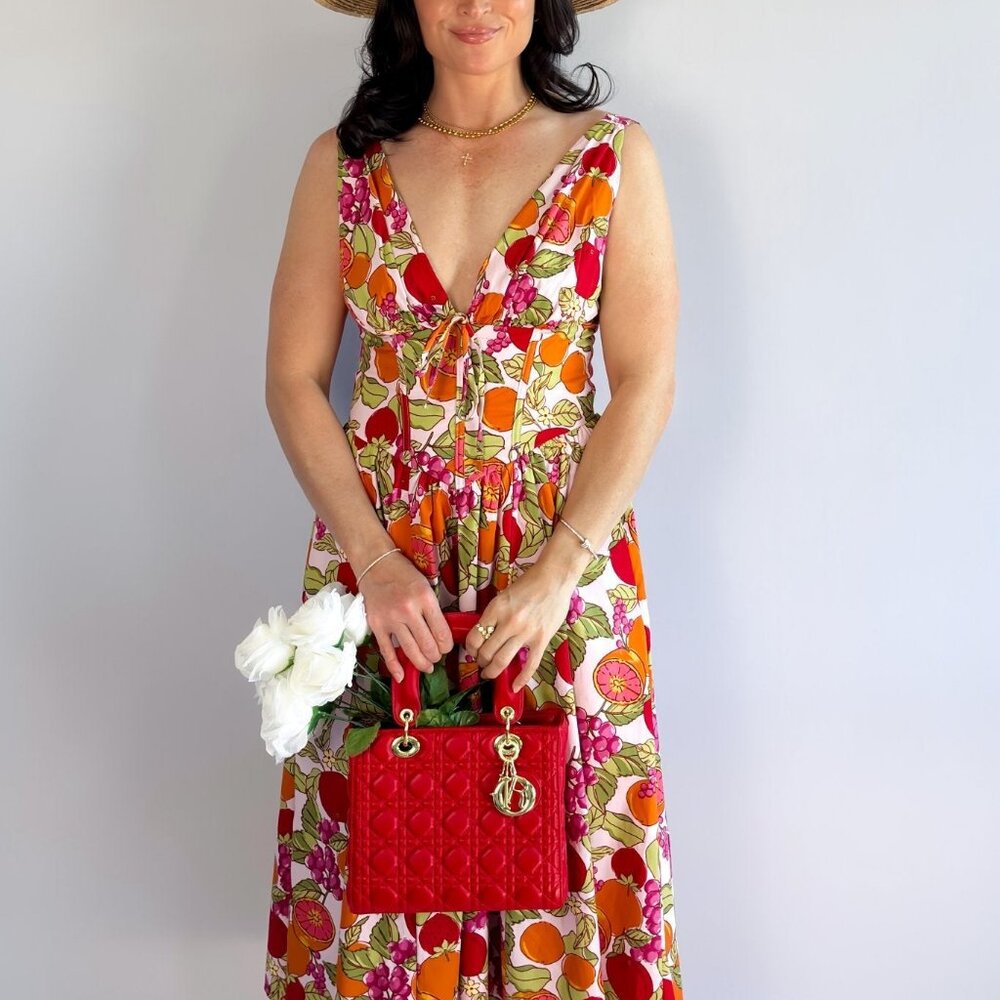 Midi Length Cotton Summer Dresses | Corset Dress - Picture 13 of 16